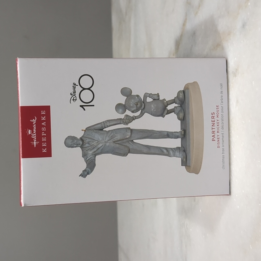 Partners Disney Hallmark 100 Mickey Mouse Collectibke Ornament 2023 NEW IN BOX